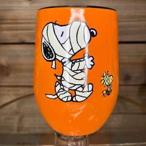 Peanuts Snoopy & Woodstock Halloween Wine Tumbler 2021